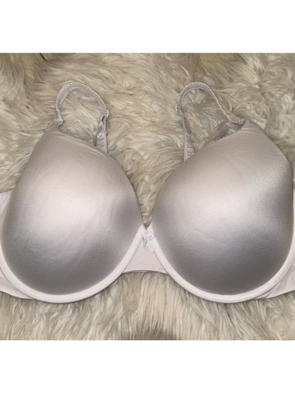 Victorias Secret Body By Victoria Perfect Shape Bra Padded Womens 38DDD White - Picture 3 of 7